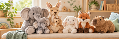 Ours en peluche et animaux