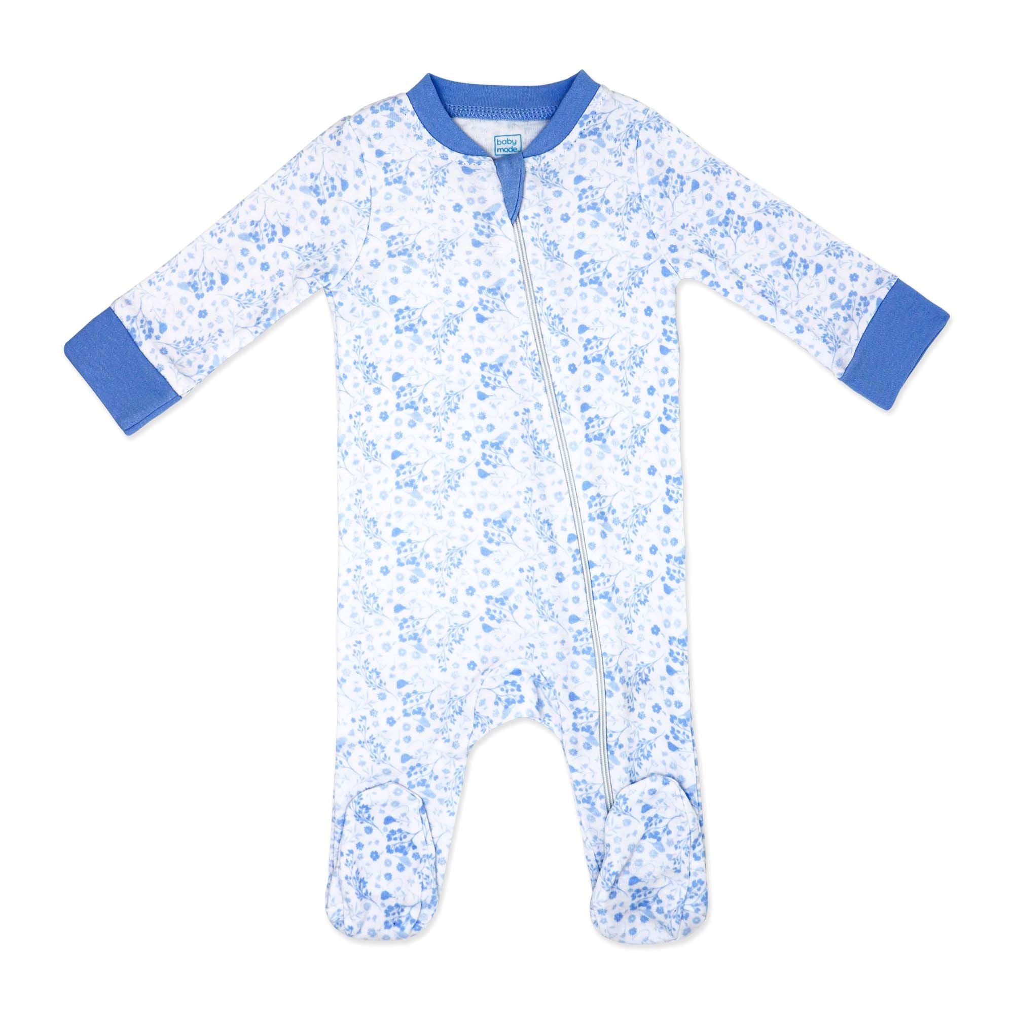 Blue Bird 4 Piece Baby Outfit Set – 100% Cotton