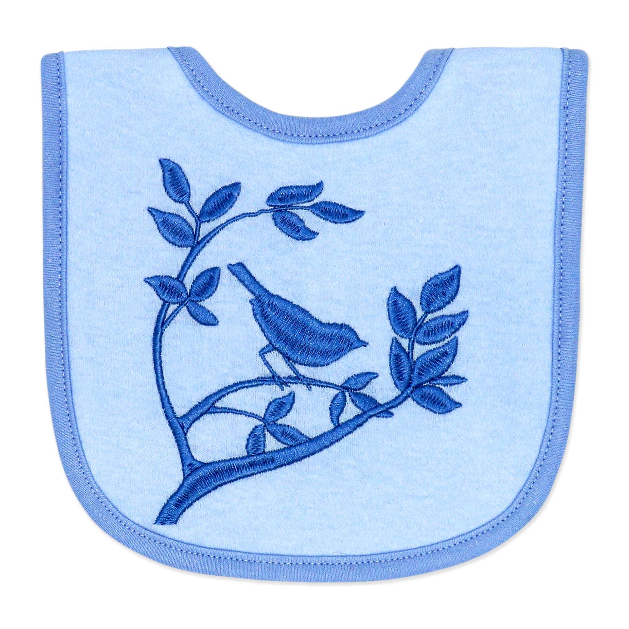 Blue Bird 4 Piece Baby Outfit Set – 100% Cotton