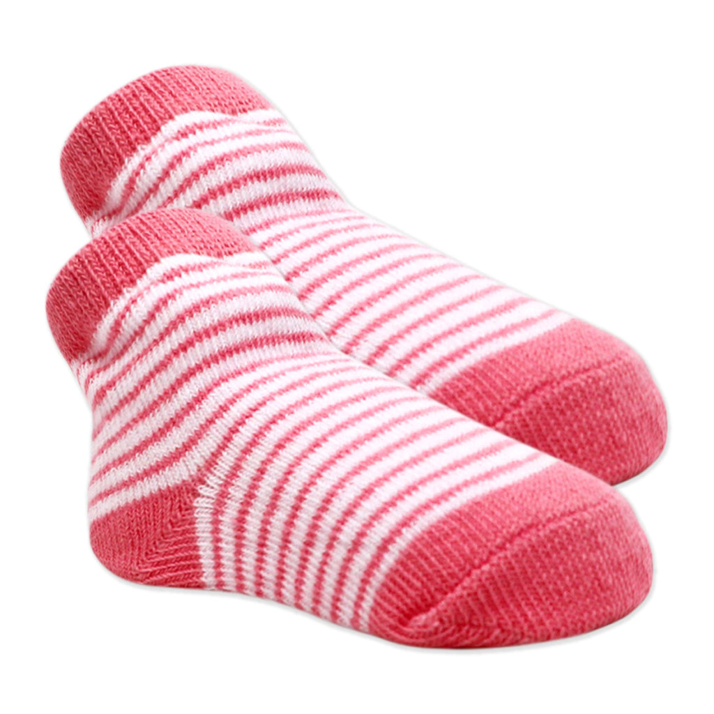 Pink Cloud & Sun Baby Bibs and Socks Set – 3 Bibs + 2 Pairs Socks, Soft Cotton Blend