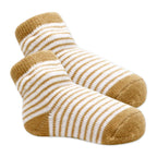 Bear Print Baby Bibs & Socks Set – 3 Bibs + 2 Socks, Soft Cotton Blend