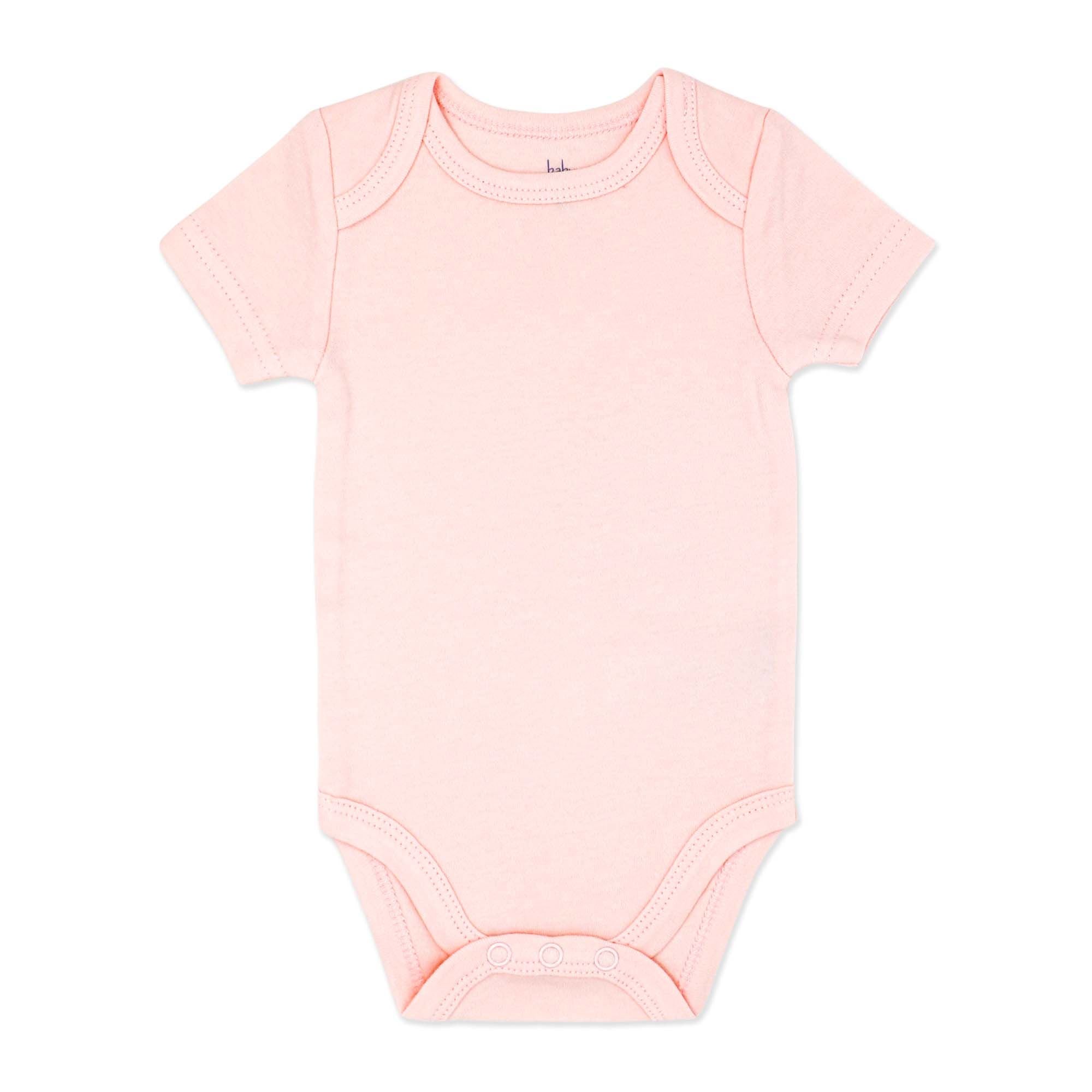 Body bébé rose clair – 100 % coton