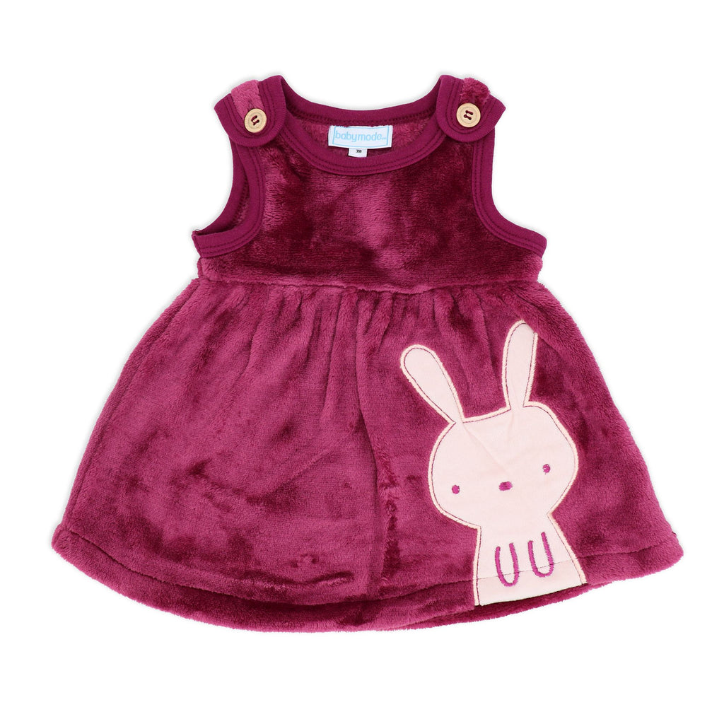 Bunny Dress, Bodysuit & Socks Toddler Outfit Set