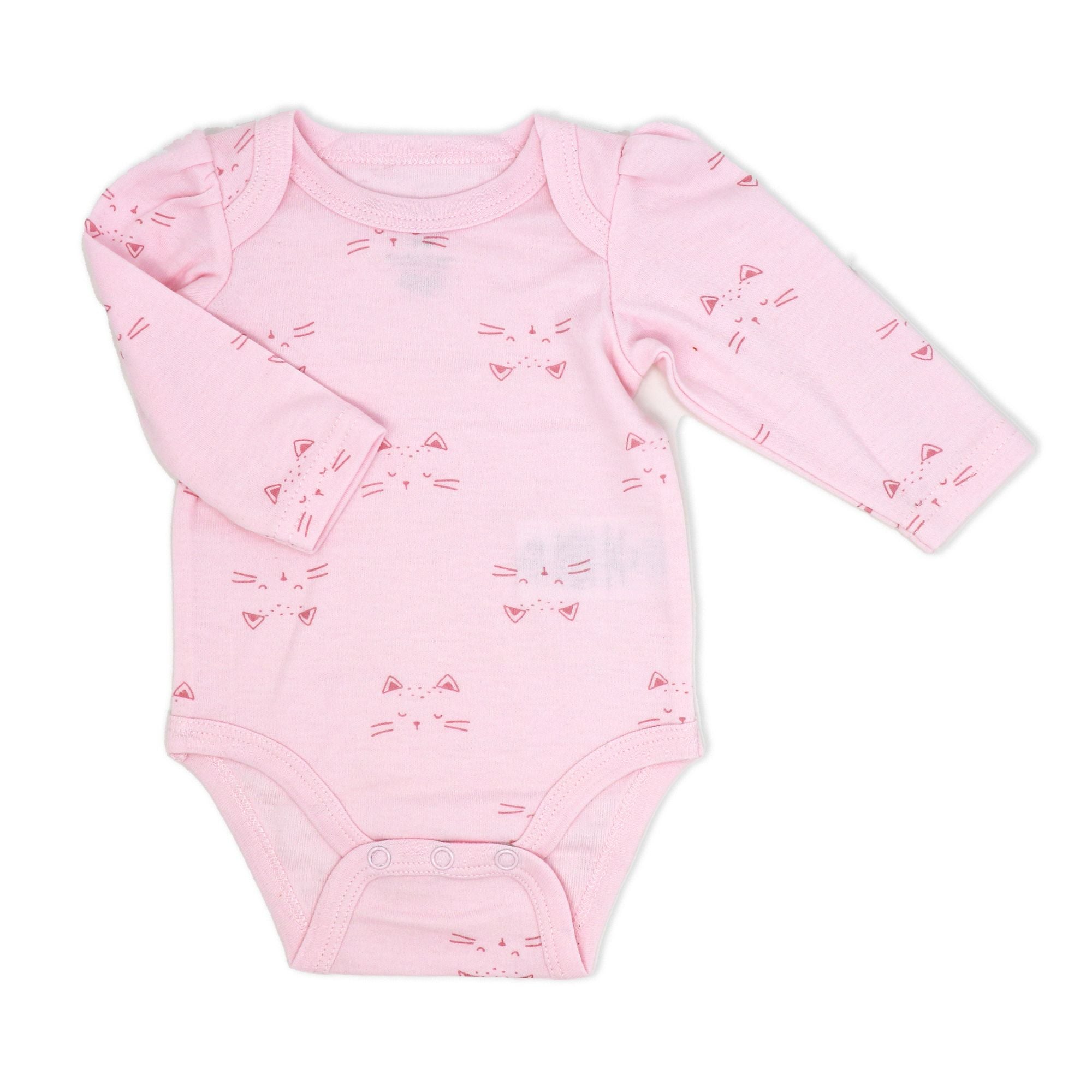 Kitten Dress, Bodysuit & Socks Baby Girl Outfit Set