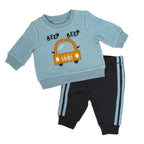 Beep Beep Car 2 Piece Baby Pajama Set