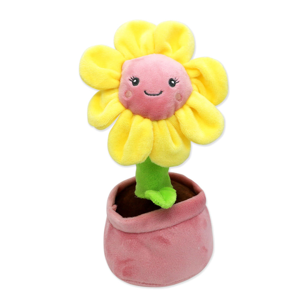 Pink Flower Plush Activity Toy & Baby Blanket Set – 100% Polyester, 30" x 36"