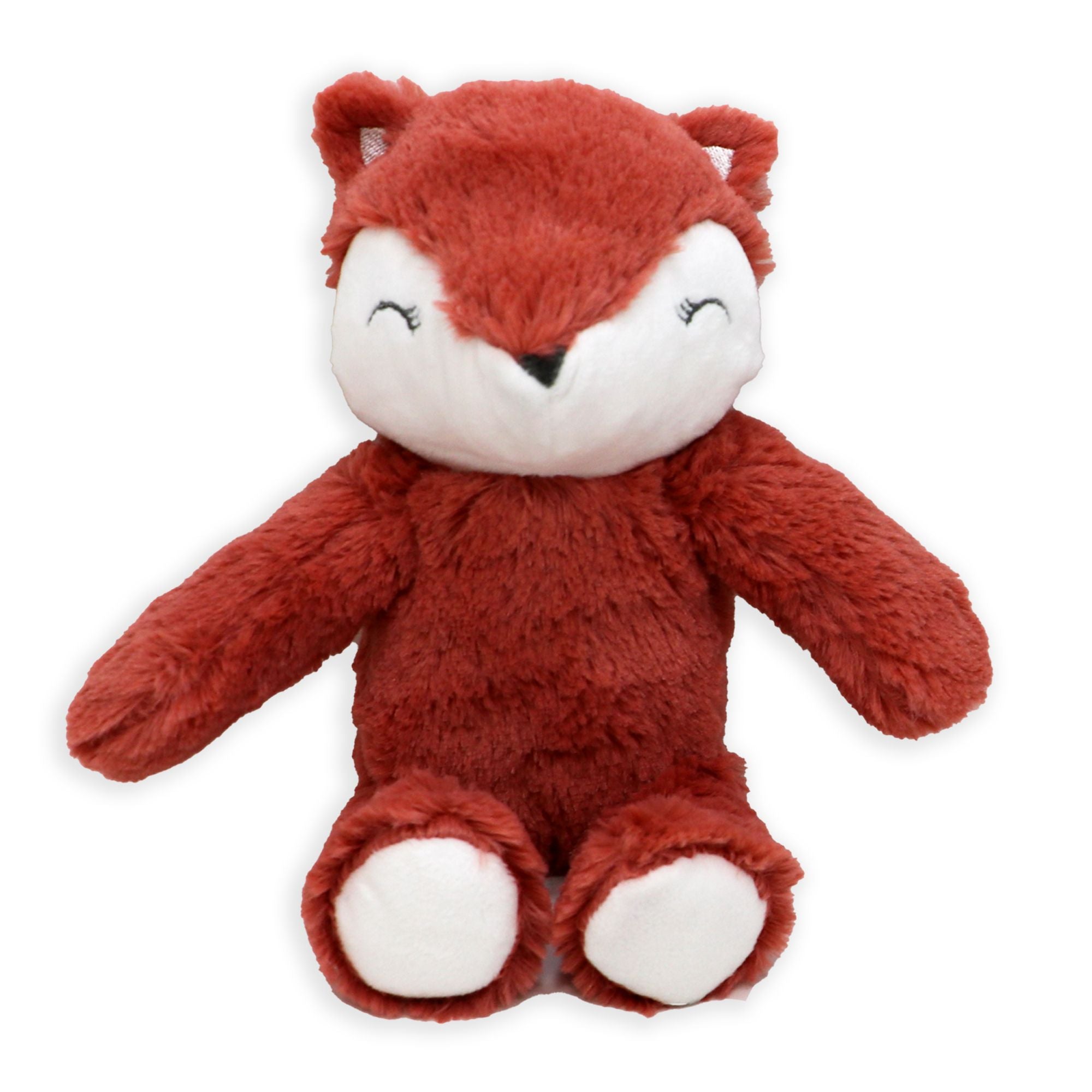 Terracotta Fox Plush Activity Toy & Baby Blanket Set – 100% Polyester, 30" x 36"