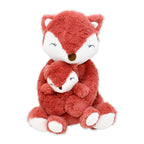12" Mommy & Baby Fox Plush Toy – Soft 100% Polyester Stuffed Animal Set