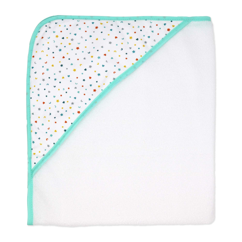 Dinosaur Baby Bath Set – 100% Polyester Hooded Towel, Washcloths & BPA-Free Bath Toys