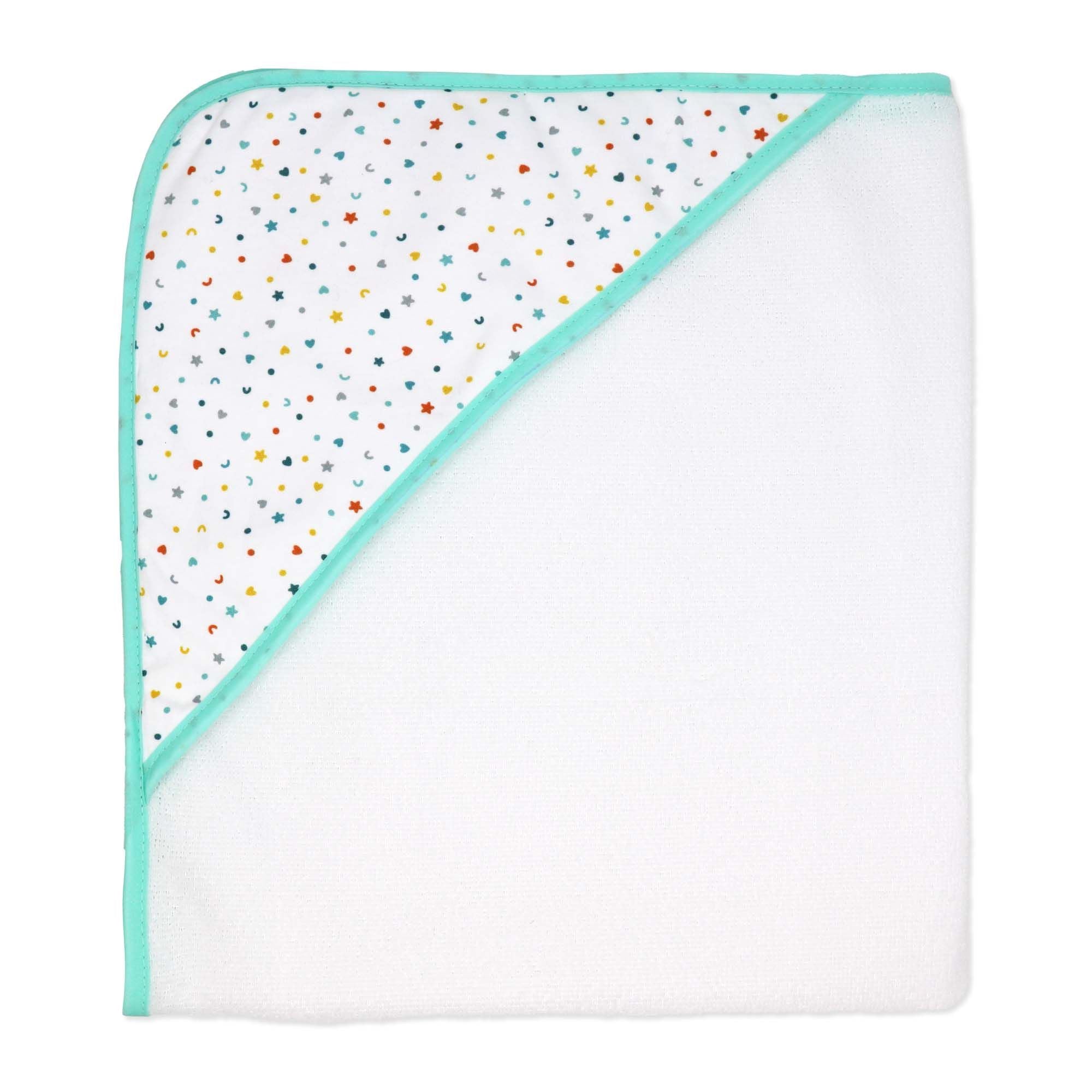 Dinosaur Baby Bath Set – 100% Polyester Hooded Towel, Washcloths & BPA-Free Bath Toys