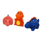 Dinosaur Baby Bath Set – 100% Polyester Hooded Towel, Washcloths & BPA-Free Bath Toys