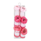 Pink Baby Grosgrain Ruffle Crew Socks 3 Pairs (0–6 Months)