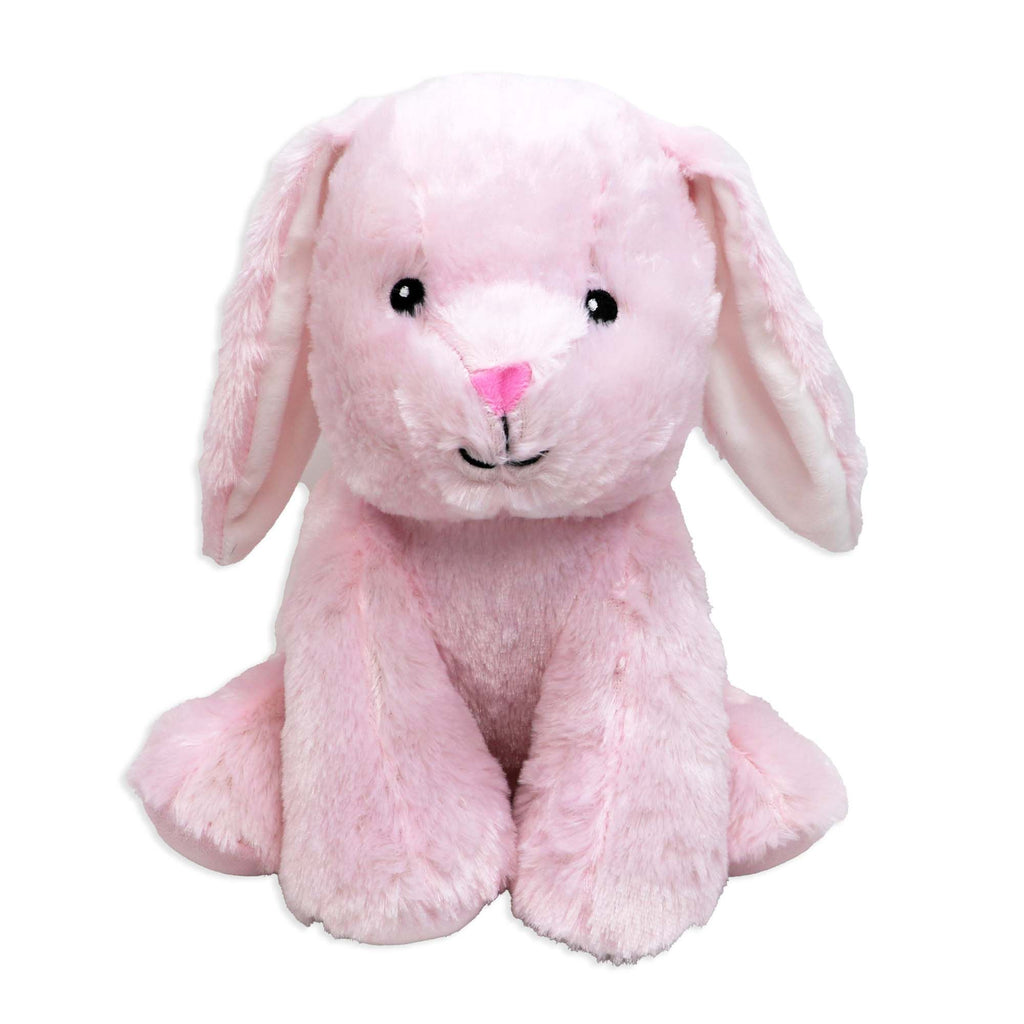 12" Pink Bunny Plush Toy – Soft 100% Polyester Stuffed Animal