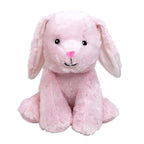 12" Pink Bunny Plush Toy – Soft 100% Polyester Stuffed Animal