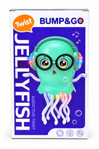 Dancing Jellyfish Toy – Bump &amp; Go Musical LED Light-Up Jellyfish