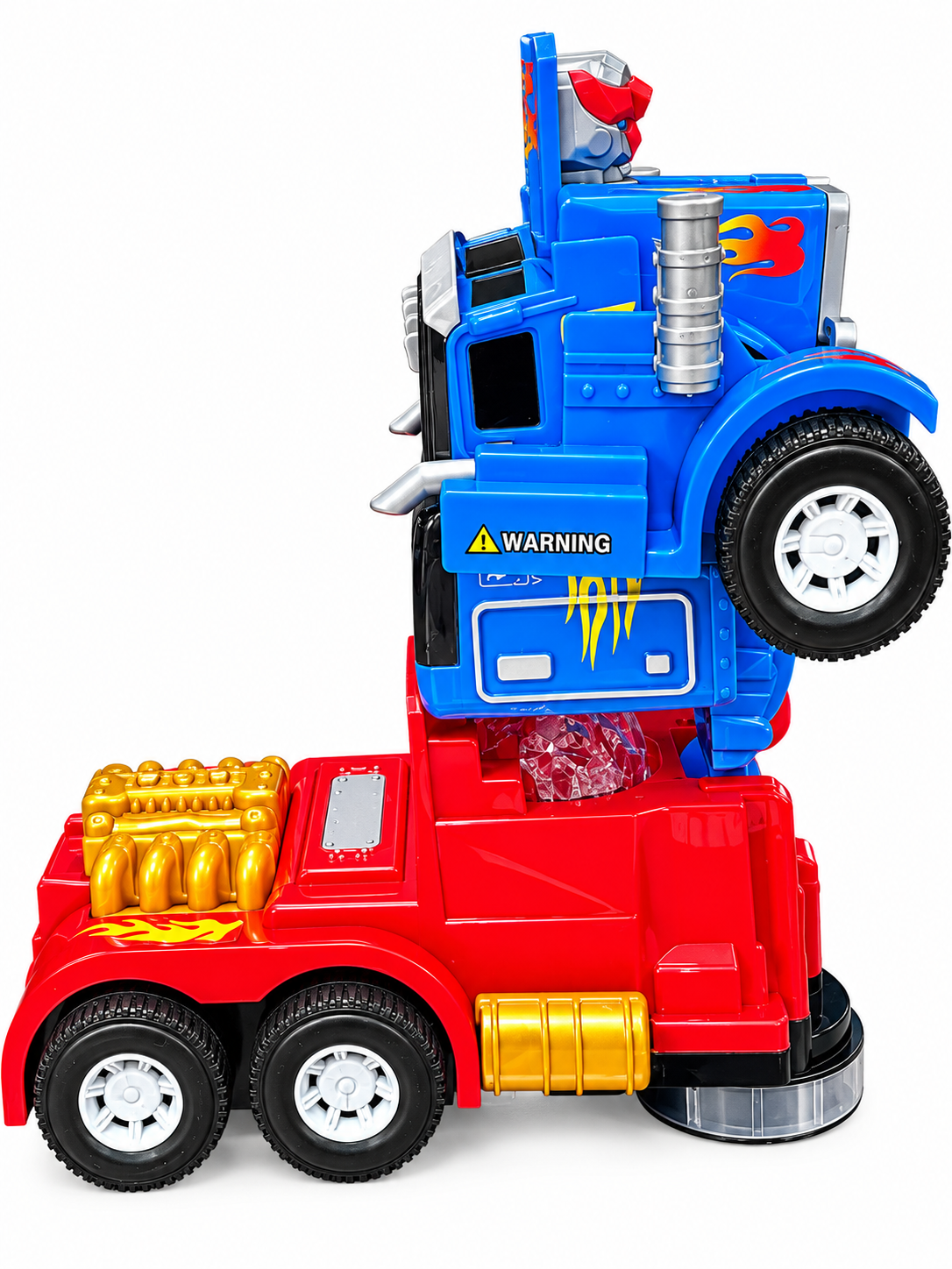 Transforming Robot Truck Toy – Electric Robot Deform Truck with Lights &amp; Music (3+ Years)