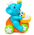 Elephant Drummer Bump &amp; Go Musical Toy – Interactive Light-Up Elephant for Kids (3+ Years