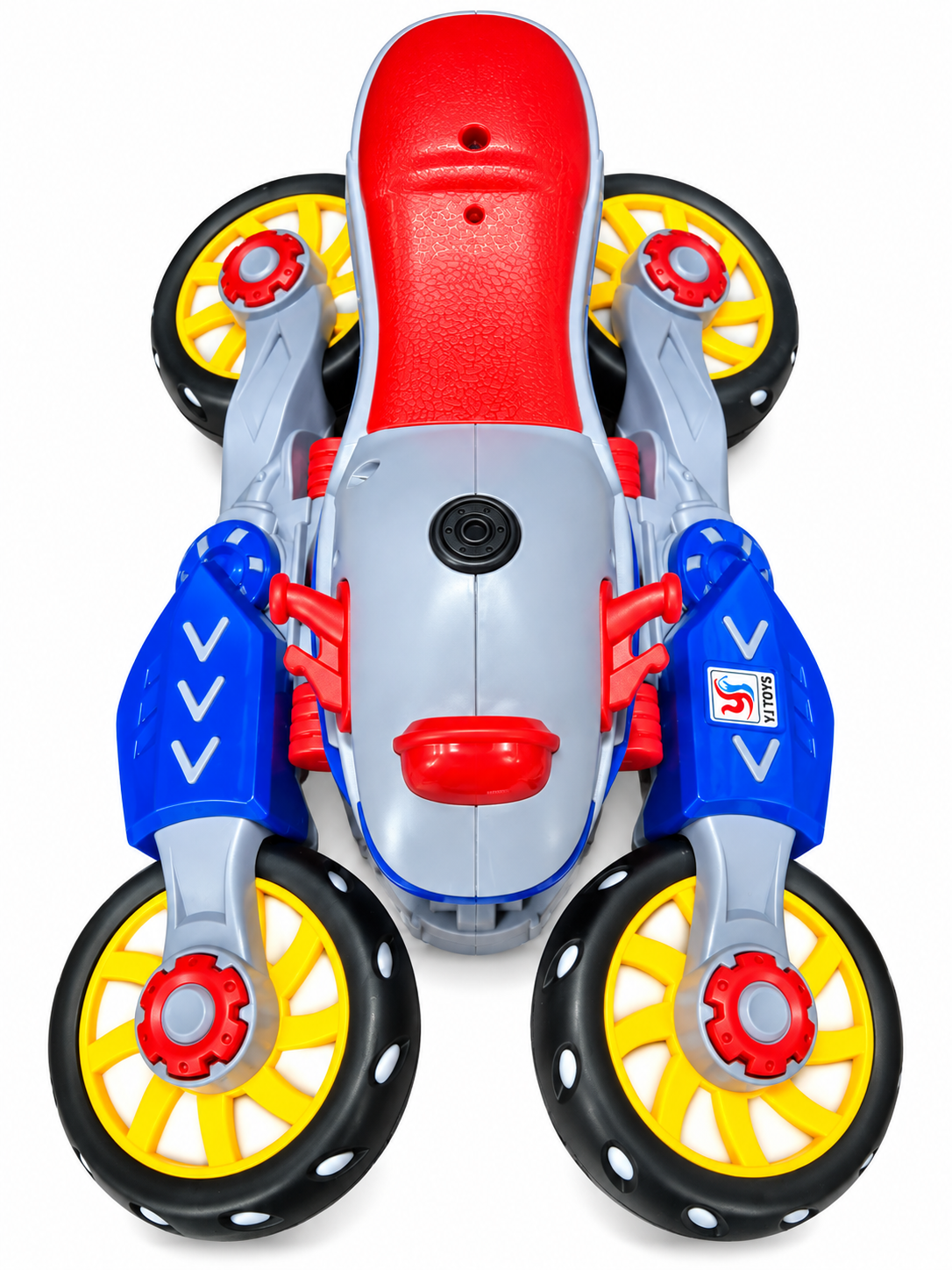 360° Rotating Stunt Motorcycle Toy – Electric Motor with LED Lights &amp; Sound (3+ Years)