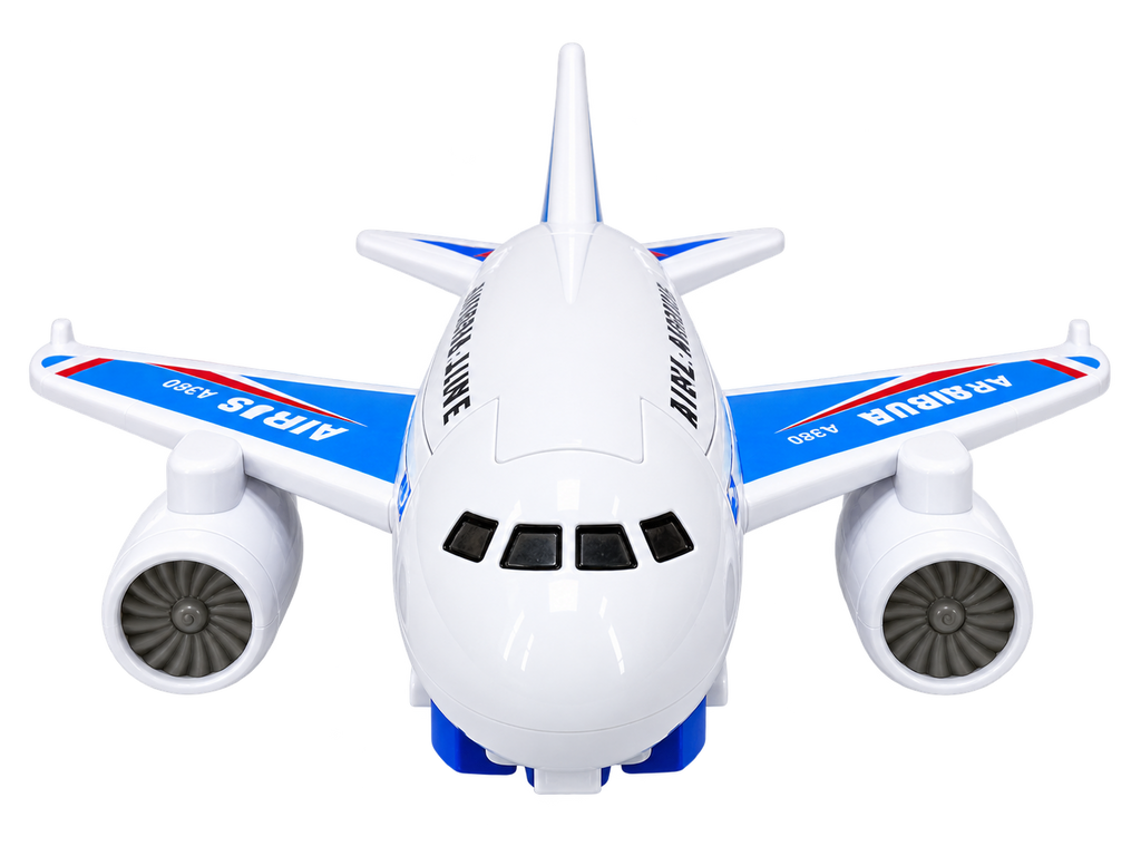2-in-1 Automatic Morphing Airplane Robot Toy with Lights &amp; Sound (Ages 3+)