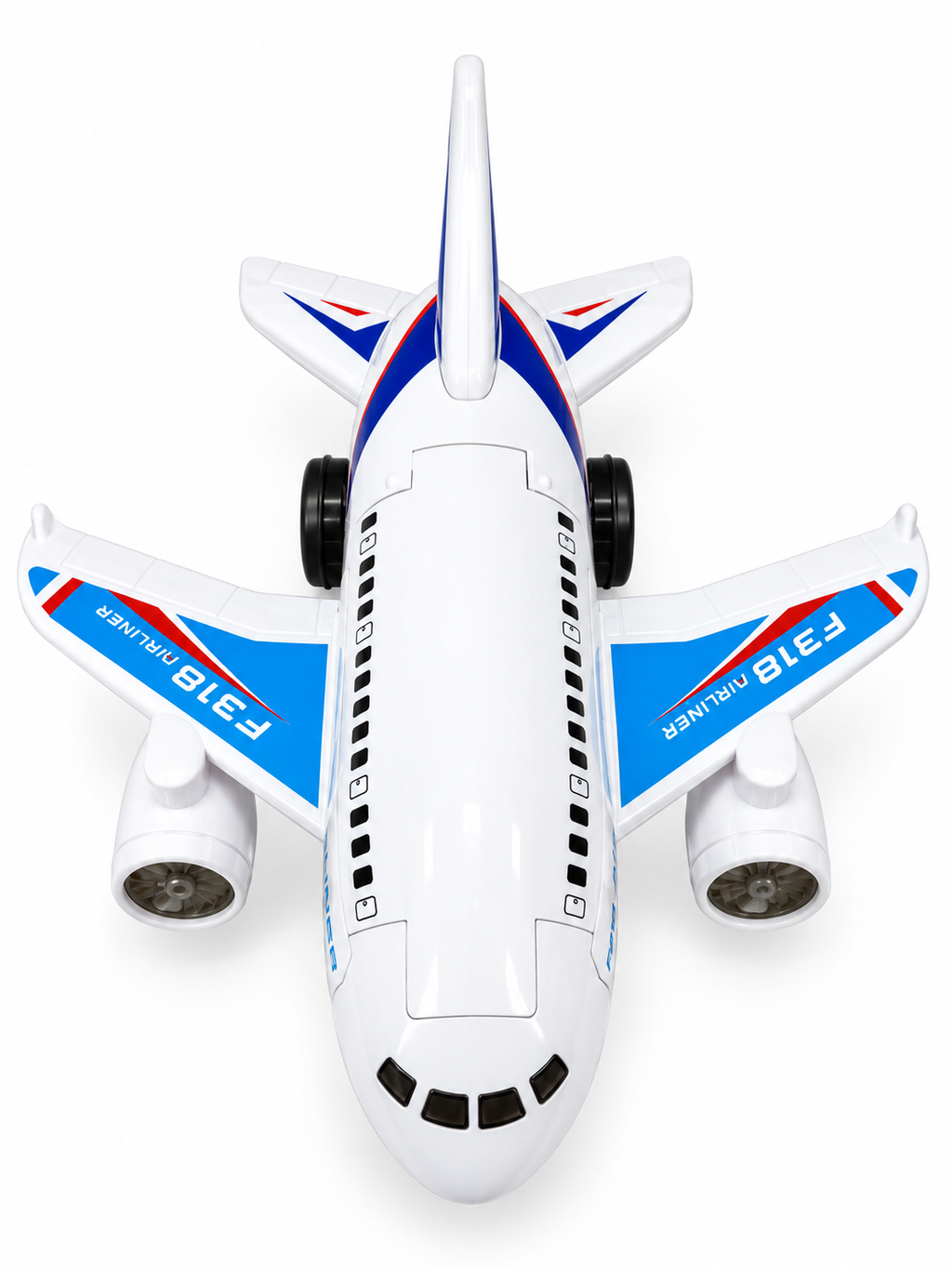 2-in-1 Automatic Morphing Airplane Robot Toy with Lights &amp; Sound (Ages 3+)