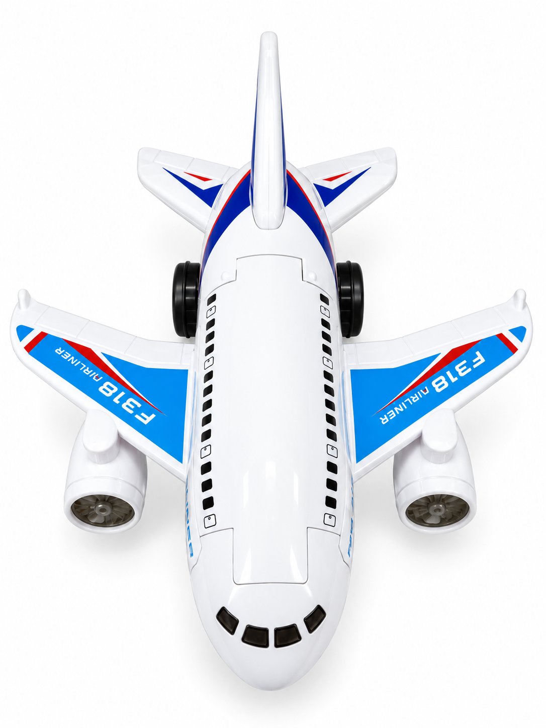2-in-1 Automatic Morphing Airplane Robot Toy with Lights &amp; Sound (Ages 3+)