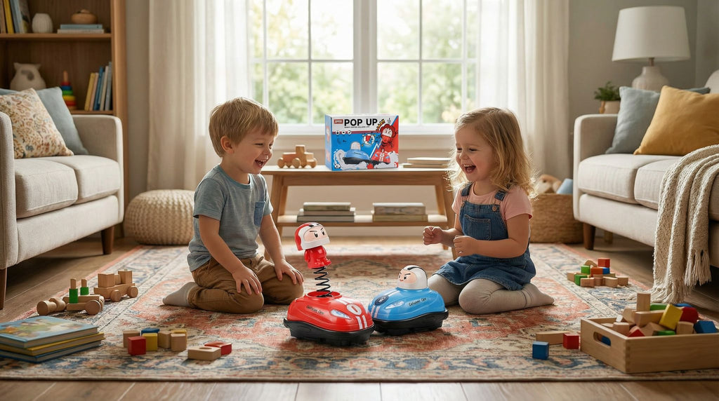 Pop Up RC Bumper Cars Set – Remote Control Collision Cars, Ages 6+