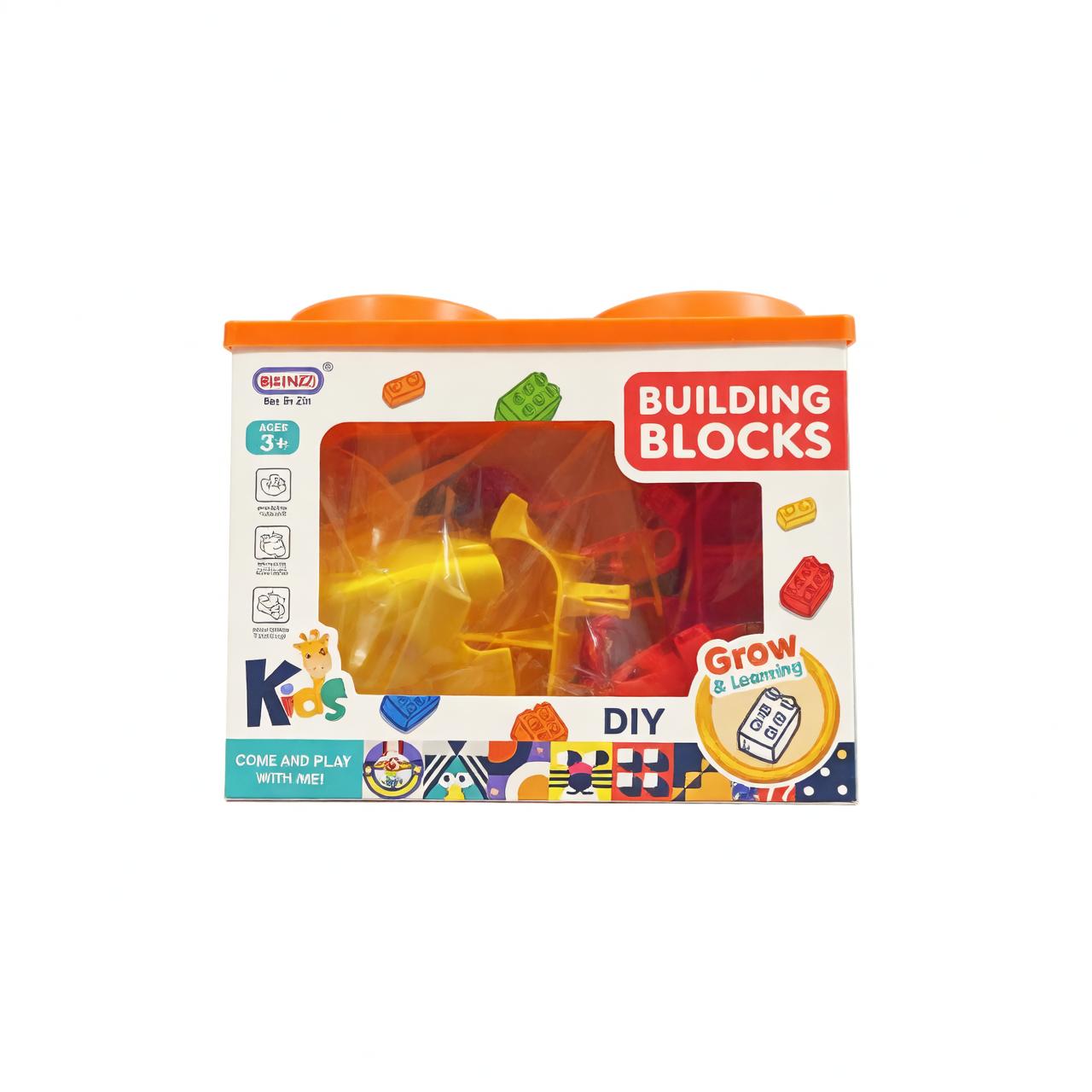 Kids DIY Building Blocks Set – Storage Box (Ages 3+)