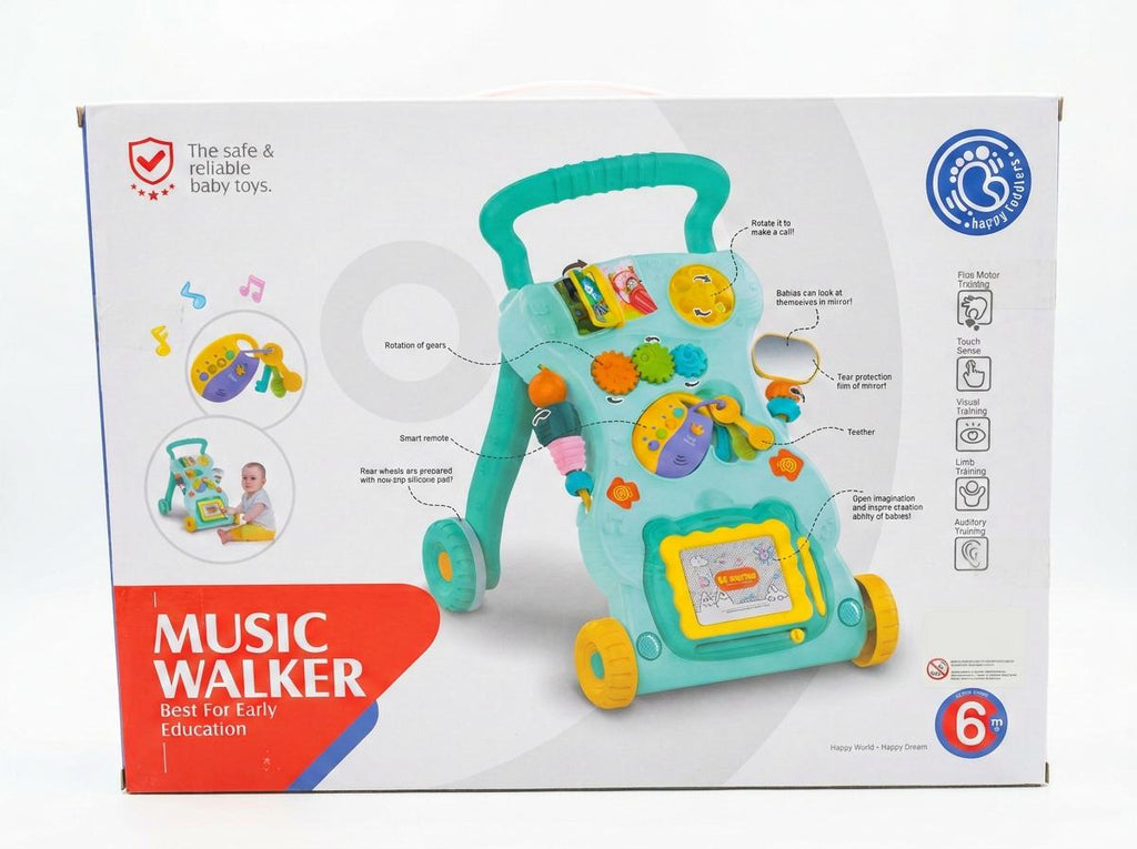 Baby Music Walker – Activity Learning Push Walker with Lights & Sounds (6M+)