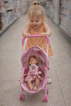 Baby Doll & Stroller Play Set – Pink (Ages 3+)