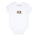 Stork Print 5 Piece Baby Layette Gift Set – 100% Cotton