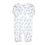 Blue Zebra Newborn 8 Piece Gift Set – 100% Cotton Layette & Toy