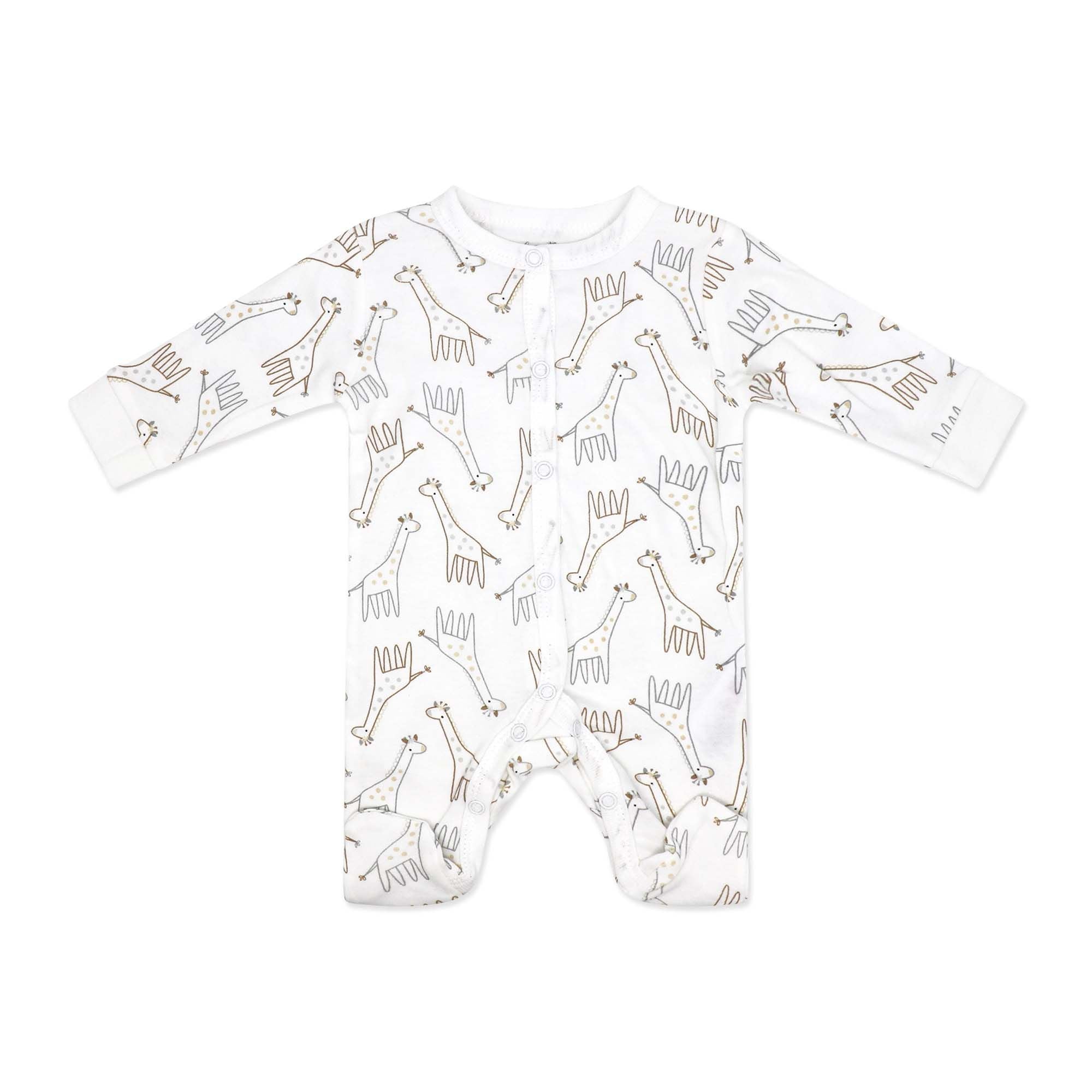 Giraffe 5 Piece Baby Layette Gift Set – 100% Cotton