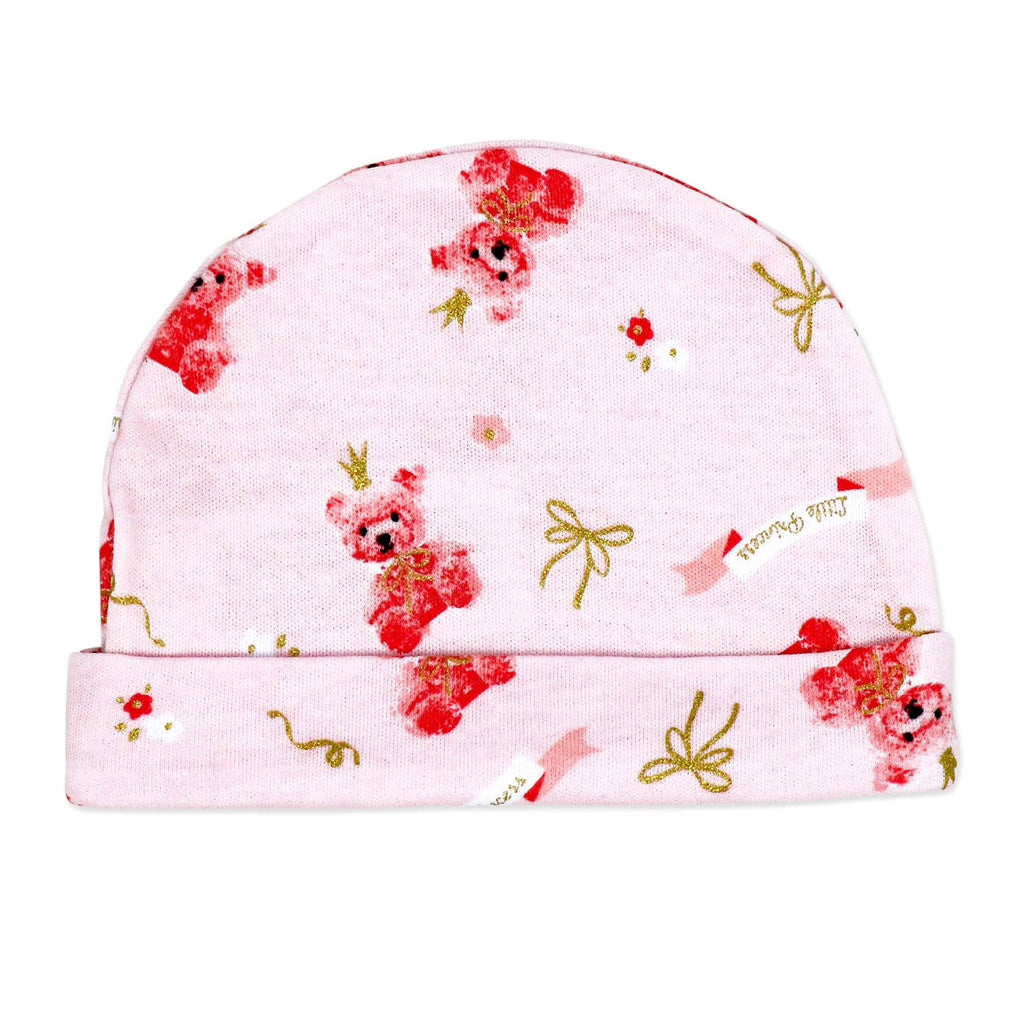 Pink Floral Princess 5 Piece Baby Girl Layette Gift Set – 100% Cotton