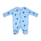 Blue Teddy Bear 5 Piece Baby Layette Gift Set – 100% Cotton