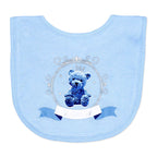 Blue Teddy Bear 5 Piece Baby Layette Gift Set – 100% Cotton