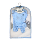 Blue Space 5 Piece Baby Layette Gift Set – 100% Cotton