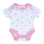 Pink Rose 5 Piece Baby Girl Layette Gift Set – 100% Cotton