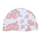 Pink Rose 5 Piece Baby Girl Layette Gift Set – 100% Cotton