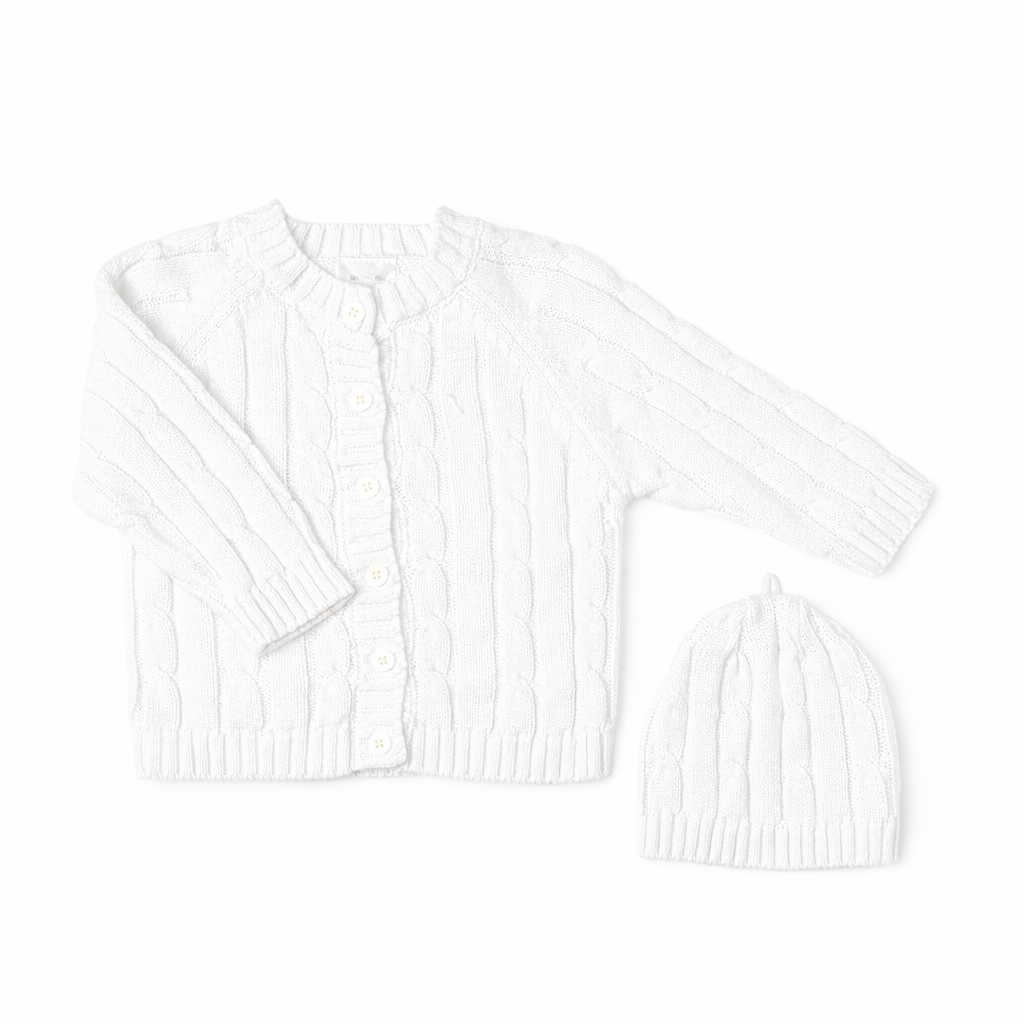 2 Piece Gift Box- 100% Cotton| Soft Cable Knit