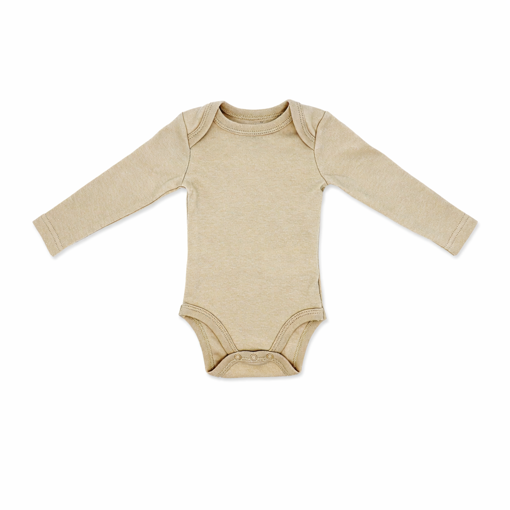 3 Piece Neutral Forest Baby Outfit – 2 Bodysuits & Pants, 100% Cotton