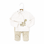 3 Piece Baby Outfit Sets| Teddy Bear – 100% Cotton