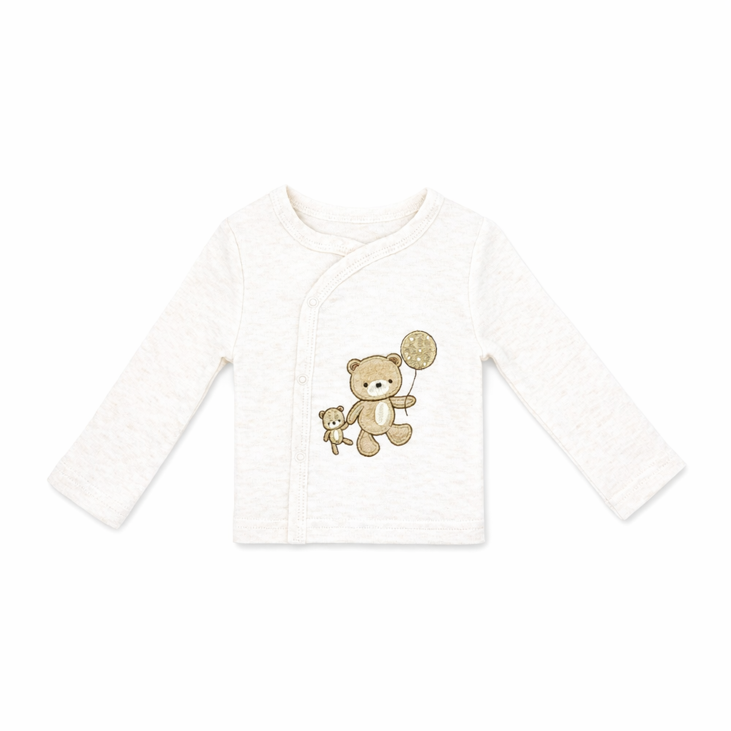 3 Piece Baby Outfit Sets| Teddy Bear – 100% Cotton