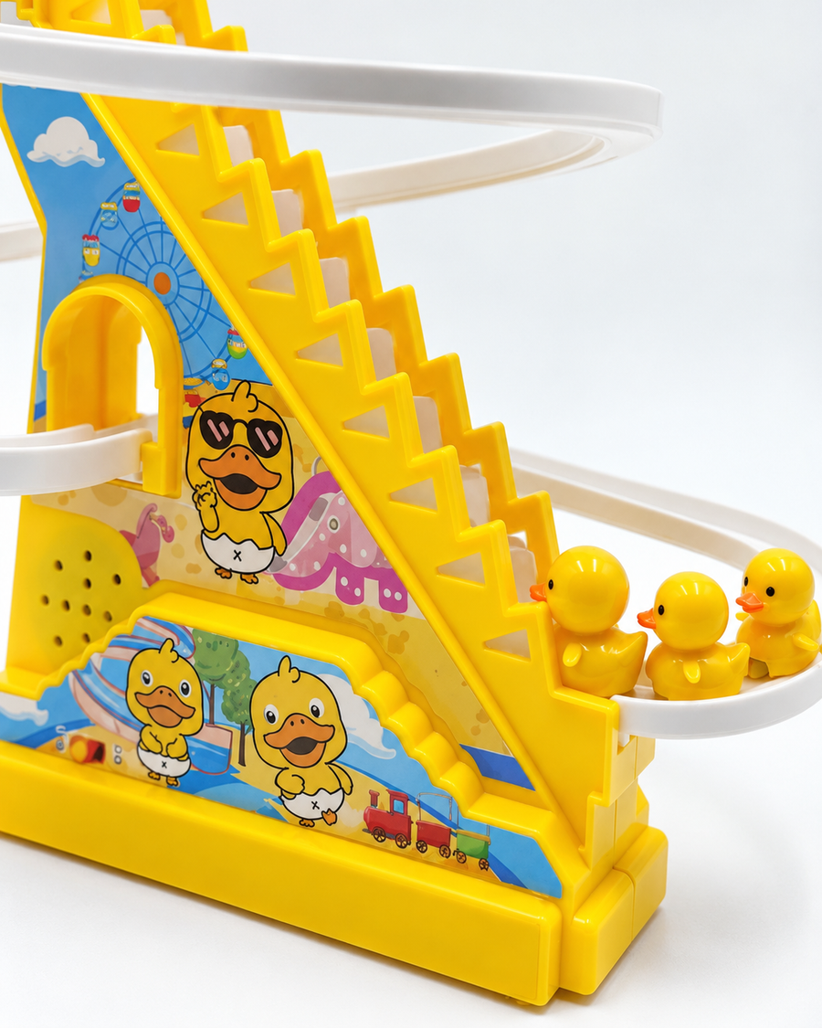 Battery Operated Little Duck Stair & Track Toy